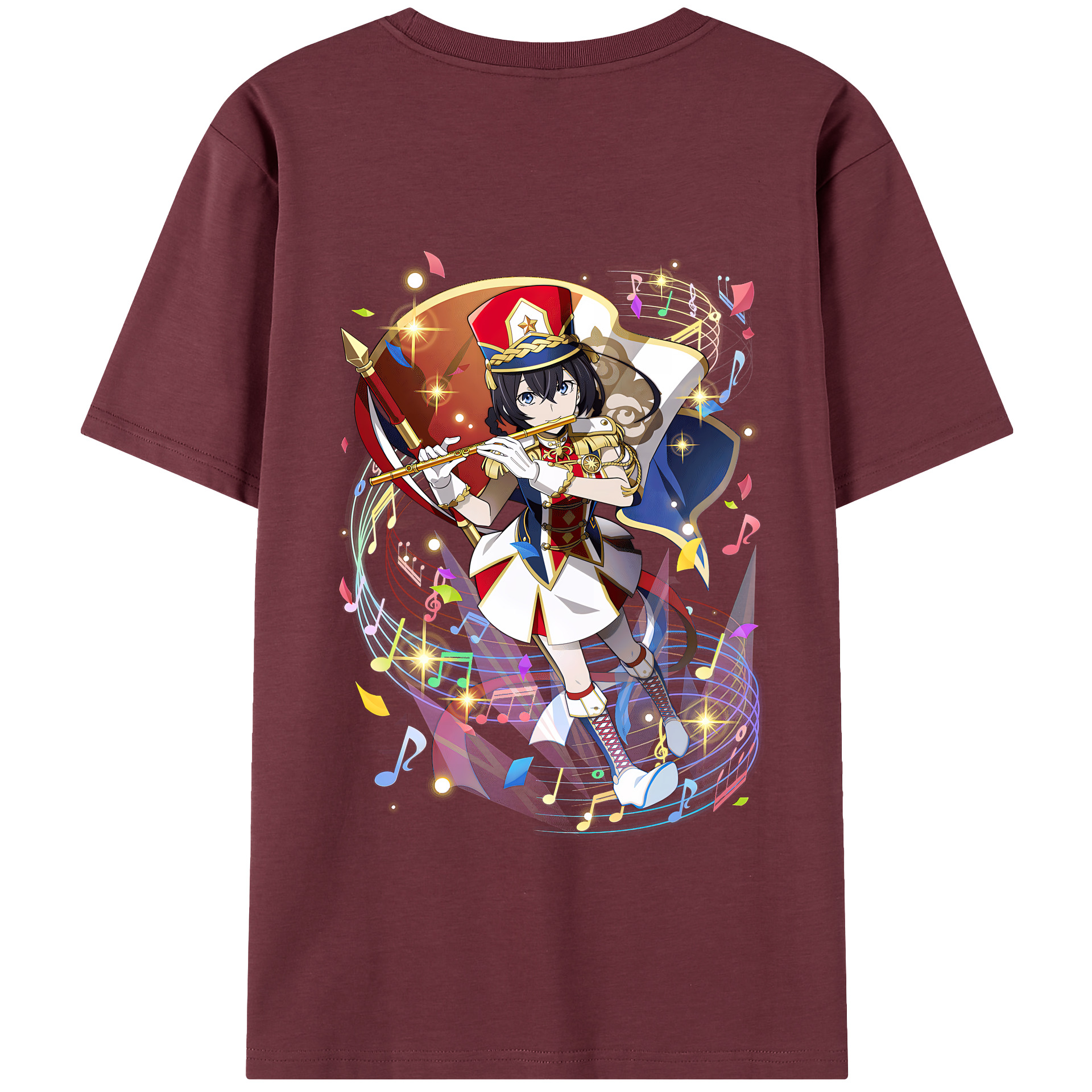 （画像用） 文豪ストレイドッグス Bungo Stray Dogs 綿100％半袖Tシャツ（背面プリント）